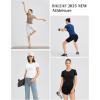imagebaleaf Womens Short Sleeve Workout Tops Yoga Shirts Stretchy Lightweight Athletic TShirts Gym Running Sports TeeStar White