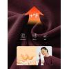 imagebaleaf Womens Thermal Shirts Fleece Lined Long Sleeve Tops Workout Base Layer Slim Fit Cold Weather GearWine Red