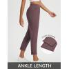 imagebaleaf Womens Travel Pants with Zipper Pockets Stretchy Work Pants Business Casual Slacks Golf Pants Dressy with PocketsBrown