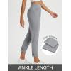 imagebaleaf Womens Travel Pants with Zipper Pockets Stretchy Work Pants Business Casual Slacks Golf Pants Dressy with PocketsFrost Grey
