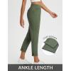 imagebaleaf Womens Travel Pants with Zipper Pockets Stretchy Work Pants Business Casual Slacks Golf Pants Dressy with PocketsGreen