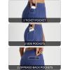 imagebaleaf Womens Travel Pants with Zipper Pockets Stretchy Work Pants Business Casual Slacks Golf Pants Dressy with PocketsNavy