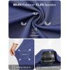 imagebaleaf Womens Wide Leg Dress Pants Stretch High Waist Yoga Pants Casual Slacks Pockets Pull On Travel Petite Plus SizeNavy Blue