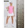 imagebaleaf Womens Workout Tank Tops Loose Fit Racerback Top Sleeveless Shirts Lightweight Yoga Athletic Gym RunningPlumeria