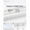 imagebaleaf Womens Workout Tank Tops Sleeveless Athletic Gym Shirts Fitted Crop Tops Yoga Tennis RunningStar White