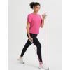 imagebaleaf Womens Workout Tops Short Sleeve Loose Fit Yoga Athletic Shirts Lightweight Moisture Wicking Running TopPink