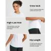 imagebaleaf Womens Workout Tops Short Sleeve Loose Fit Yoga Athletic Shirts Lightweight Moisture Wicking Running TopWhite