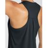 imagebaleaf Workout Tank Tops for Women Sleeveless Athletic Top Loose Fit Running Shirts High Neck Yoga Gym Clothes01black