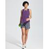 imagebaleaf Workout Tank Tops for Women Sleeveless Athletic Top Loose Fit Running Shirts High Neck Yoga Gym Clothes01purple