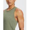 imagebaleaf Workout Tank Tops for Women Sleeveless Running Athletic Loose Fit Yoga Tops Active Shirts Sports Gym ExerciseRacerbackheather Green