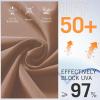 imagebaleaf Womens 12 Swim Shorts UPF 50 High Waisted Long Board Shorts with 2 PocketsBeaver Brown