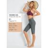 imagebaleaf Womens 12 Swim Shorts UPF 50 High Waisted Long Board Shorts with 2 PocketsDark Grey