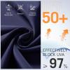 imagebaleaf Womens 12 Swim Shorts UPF 50 High Waisted Long Board Shorts with 2 PocketsNavy Upgrade Elastic Drawcord