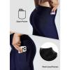 imagebaleaf Womens 28quot High Waisted Swim Pants Swimming Leggings Sun Protection Modest Swimsuits UPF50 with PocketsNavy