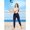 imagebaleaf Womens 28quot High Waisted Swim Pants Swimming Leggings Sun Protection Modest Swimsuits UPF50 with PocketsNavy