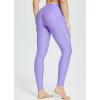 imagebaleaf Womens 28quot High Waisted Swim Pants Swimming Leggings Sun Protection Modest Swimsuits UPF50 with PocketsPurple