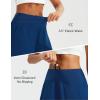imagebaleaf Womens 5quot Swim Shorts High Waisted Quick Dry Swimming Bottom Boxer Liner Board Beach Shorts with Zipper PocketsNavy Blue