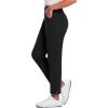 imagebaleaf Womens Fleece Lined Pants Stretch Water Resistant Winter Thermal Travel Pants Cold Weather Gear Pockets Work GolfBlack