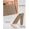 imagebaleaf Womens Fleece Lined Pants Stretch Water Resistant Winter Thermal Travel Pants Cold Weather Gear Pockets Work GolfBrown