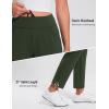 imagebaleaf Womens Fleece Lined Pants Stretch Water Resistant Winter Thermal Travel Pants Cold Weather Gear Pockets Work GolfGreen