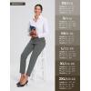 imagebaleaf Womens Fleece Lined Pants Stretch Water Resistant Winter Thermal Travel Pants Cold Weather Gear Pockets Work GolfGrey