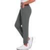 imagebaleaf Womens Fleece Lined Pants Stretch Water Resistant Winter Thermal Travel Pants Cold Weather Gear Pockets Work GolfGrey