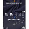 imagebaleaf Womens Fleece Lined Pants Stretch Water Resistant Winter Thermal Travel Pants Cold Weather Gear Pockets Work GolfNavy