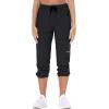imagebaleaf Womens Hiking Cargo Capris Outdoor Lightweight Water Resistant Pants UPF 50 Zipper Pockets02blackcapri