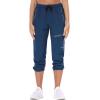 imagebaleaf Womens Hiking Cargo Capris Outdoor Lightweight Water Resistant Pants UPF 50 Zipper Pockets02navy Bluecapri