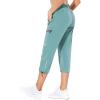 imagebaleaf Womens Hiking Cargo Capris Outdoor Lightweight Water Resistant Pants UPF 50 Zipper Pockets02pondcapri