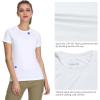 imagebaleaf Womens UPF 50 UV Protection Shirts Short Sleeve TShirts SPF Sun Shirts Quick Dry Outdoor Performance TopsA03short Sleevewhite