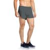 imagebaleaf Mens 3 Running Shorts Gym Quick Dry Athletic Workout Pocket Lightweight Brief01gray