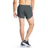 imagebaleaf Mens 3 Running Shorts Gym Quick Dry Athletic Workout Pocket Lightweight Brief01gray