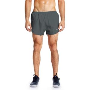 imagebaleaf Mens 3 Running Shorts Gym Quick Dry Athletic Workout Pocket Lightweight Brief01gray