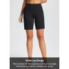 imagebaleaf 8quot Bermuda Long Shorts for Women Cotton Athletic Sweat Tummy Control Casual Lounge SummerBlack