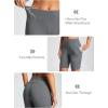 imagebaleaf 8quot Bermuda Long Shorts for Women Cotton Athletic Sweat Tummy Control Casual Lounge SummerGrey
