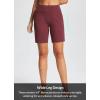 imagebaleaf 8quot Bermuda Long Shorts for Women Cotton Athletic Sweat Tummy Control Casual Lounge SummerWine