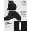 imagebaleaf Super High Waisted Leggings for Women with Pockets Stretchy Tummy Control Soft Yoga Workout Gym Petite PantsBlack