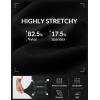 imagebaleaf Super High Waisted Leggings for Women with Pockets Stretchy Tummy Control Soft Yoga Workout Gym Petite PantsBlack