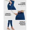 imagebaleaf Super High Waisted Leggings for Women with Pockets Stretchy Tummy Control Soft Yoga Workout Gym Petite PantsNavy Blue