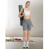 imagebaleaf Women 8quot Biker Shorts with Pockets High Waisted Workout Short Tummy Control Yoga Gym Spandex Running VolleyballDark Gray