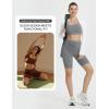 imagebaleaf Women 8quot Biker Shorts with Pockets High Waisted Workout Short Tummy Control Yoga Gym Spandex Running VolleyballDark Gray