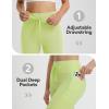 imagebaleaf Women 8quot Biker Shorts with Pockets High Waisted Workout Short Tummy Control Yoga Gym Spandex Running VolleyballLime Green