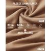imagebaleaf Womens 27 Fleece Lined Pants Golf Winter Pockets High Waisted Thermal Cold Travel WorkBrown
