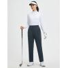imagebaleaf Womens 27 Fleece Lined Pants Golf Winter Pockets High Waisted Thermal Cold Travel WorkDark Gray