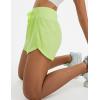 imagebaleaf Womens 3quot Athletic Shorts High Waist Running Workout Shorts with Zipper Pockets Gym Sports Quick Dry UPF 50Light Green