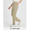 imagebaleaf Womens Ankle Barrel Pants Stretch Travel Pants Petite Work Pants Casual Slacks with PocketsKhiki