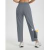 imagebaleaf Womens Athletic Running Pants Stretch Quick Dry Zipper Pocket High Waisted Sweatpants Hiking Walking UPF 50Dark Gray