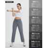 imagebaleaf Womens Athletic Running Pants Stretch Quick Dry Zipper Pocket High Waisted Sweatpants Hiking Walking UPF 50Dark Gray