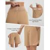 imagebaleaf Womens Bermuda Long Shorts 9quot Knee Length Athletic Running Shorts with Zip Pockets Stretch Loose Summer UPF 50Brown